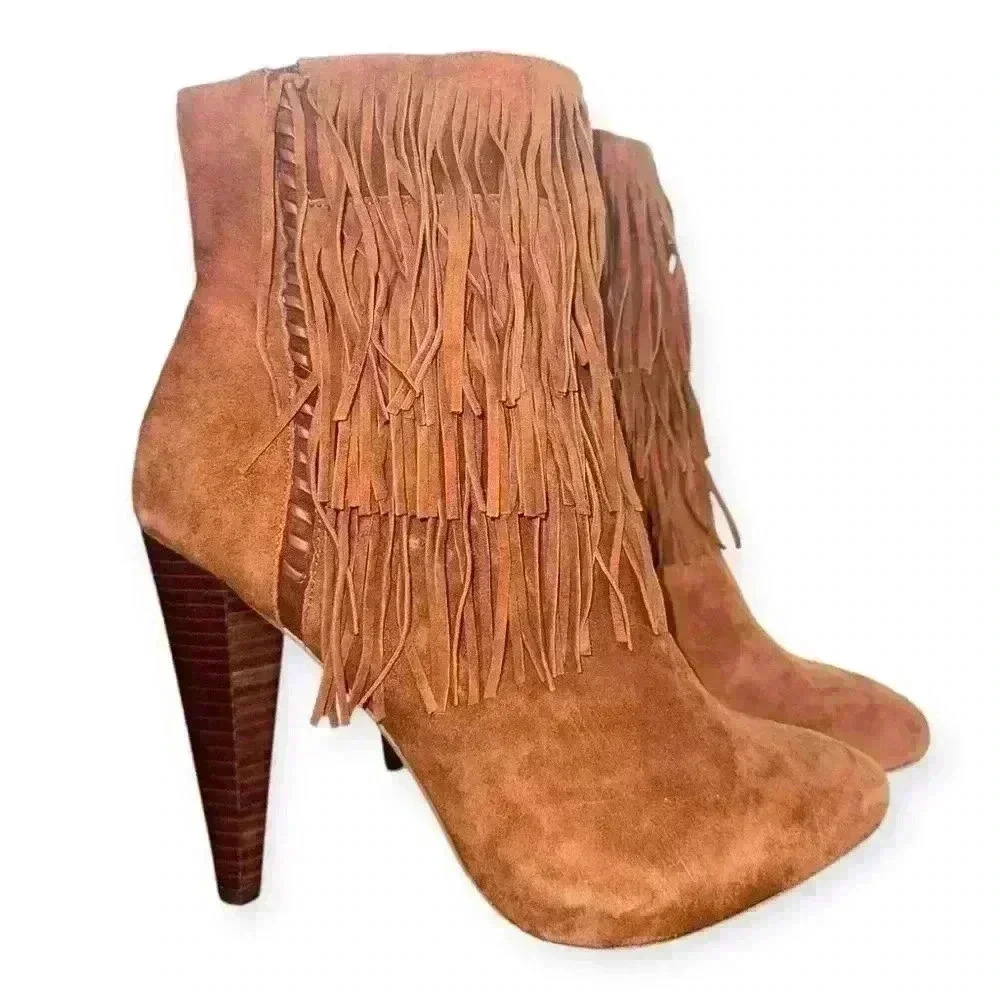 Steve Madden Myrakle Fringed Pointed Toe Boot - W… - image 2